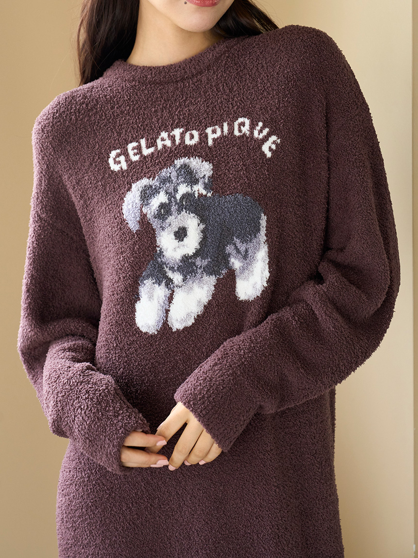 【定価以下】正規品♡新品 ジェラートピケ キャットジャガードワンピース ベージュ Amazon | gelato pique(ジェラート ピケ) レディース ツイン