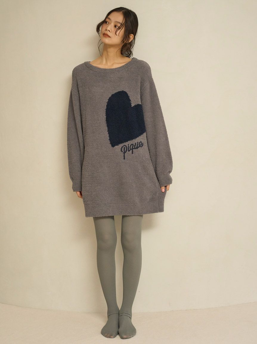 ジェラートピケ　大人気　限定　クロネコ　ジャガード　ワンピース gelato pique（ジェラートピケ）の「【Halloween限定】クロネコ