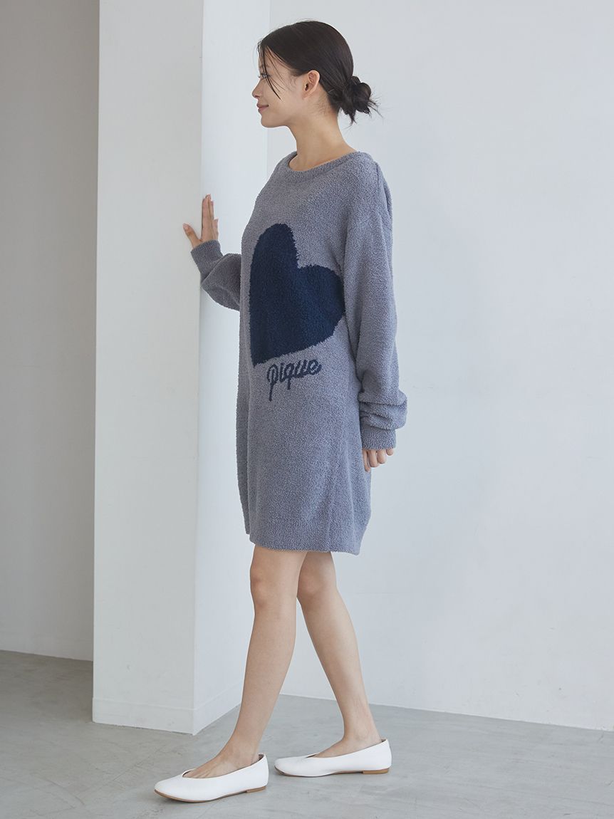 MASH BLACK FRIDAY限定】【ONLINE限定】ハートジャガードワンピース