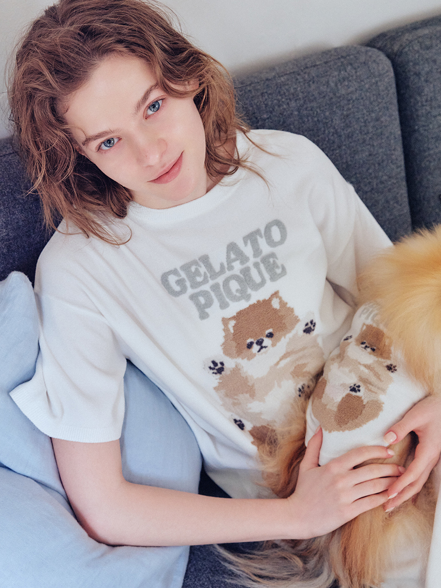 ドッグジャガードワンピース(ワンピース)｜ルームウェア・パジャマ通販