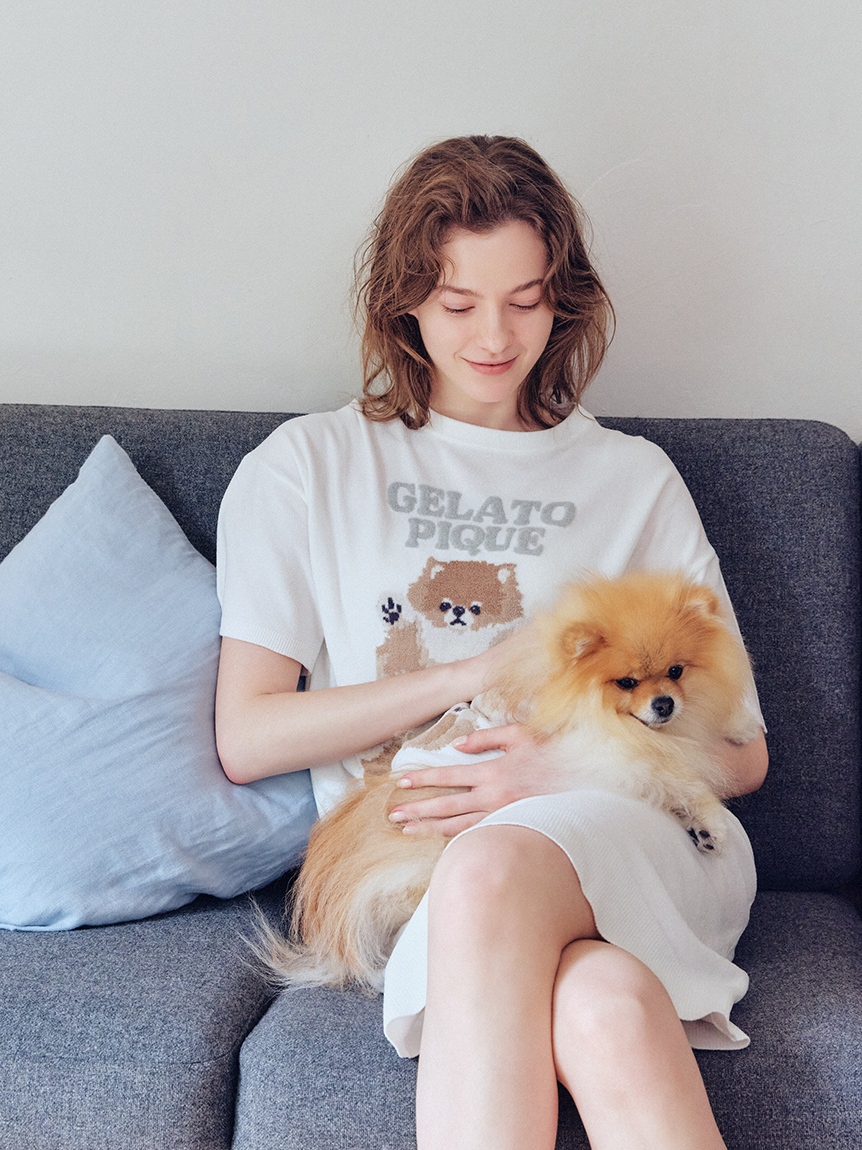 ドッグジャガードワンピース(ワンピース)｜ルームウェア・パジャマ通販