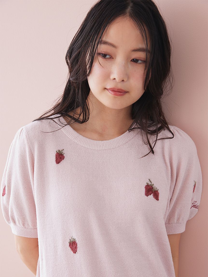 ONLINE限定】エアリーモコストロベリージャガードワンピース