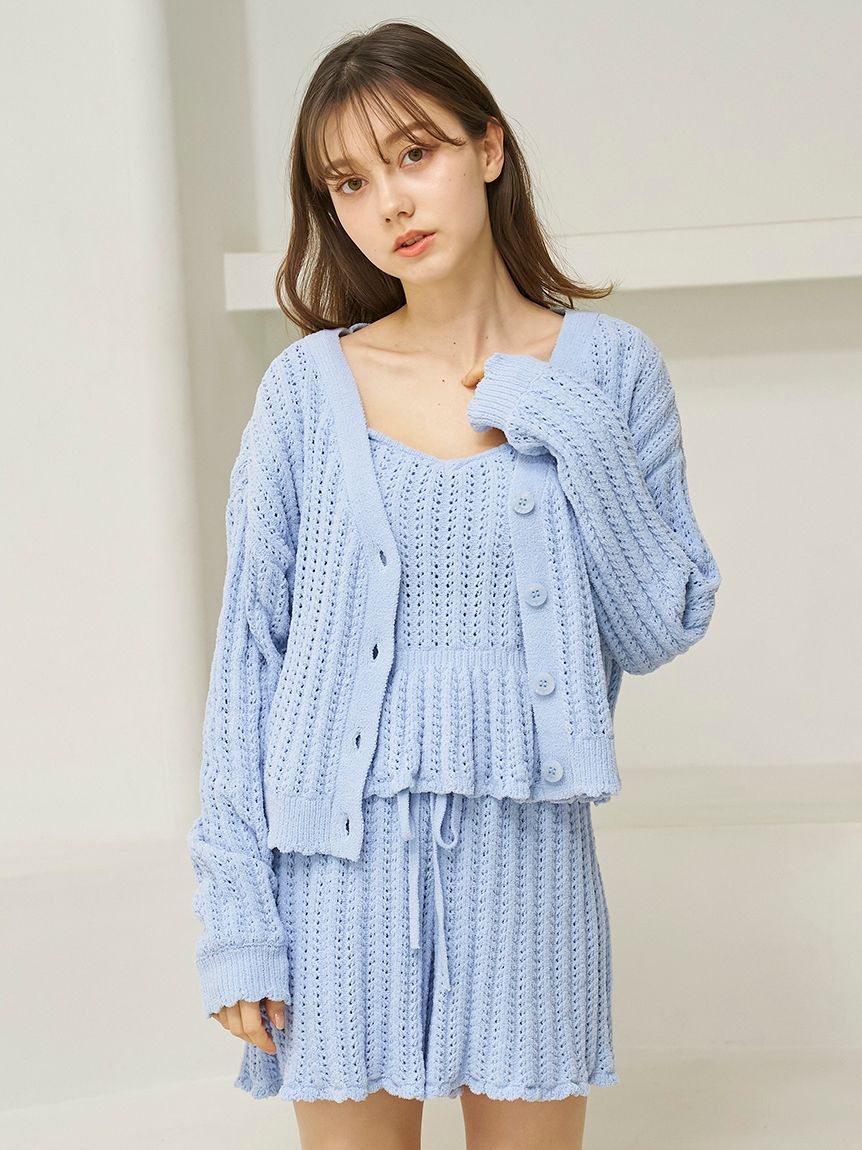 【日本未発売】 クロシェショートパンツ(ショートパンツ)|ルームウェア 服&ファッション小物