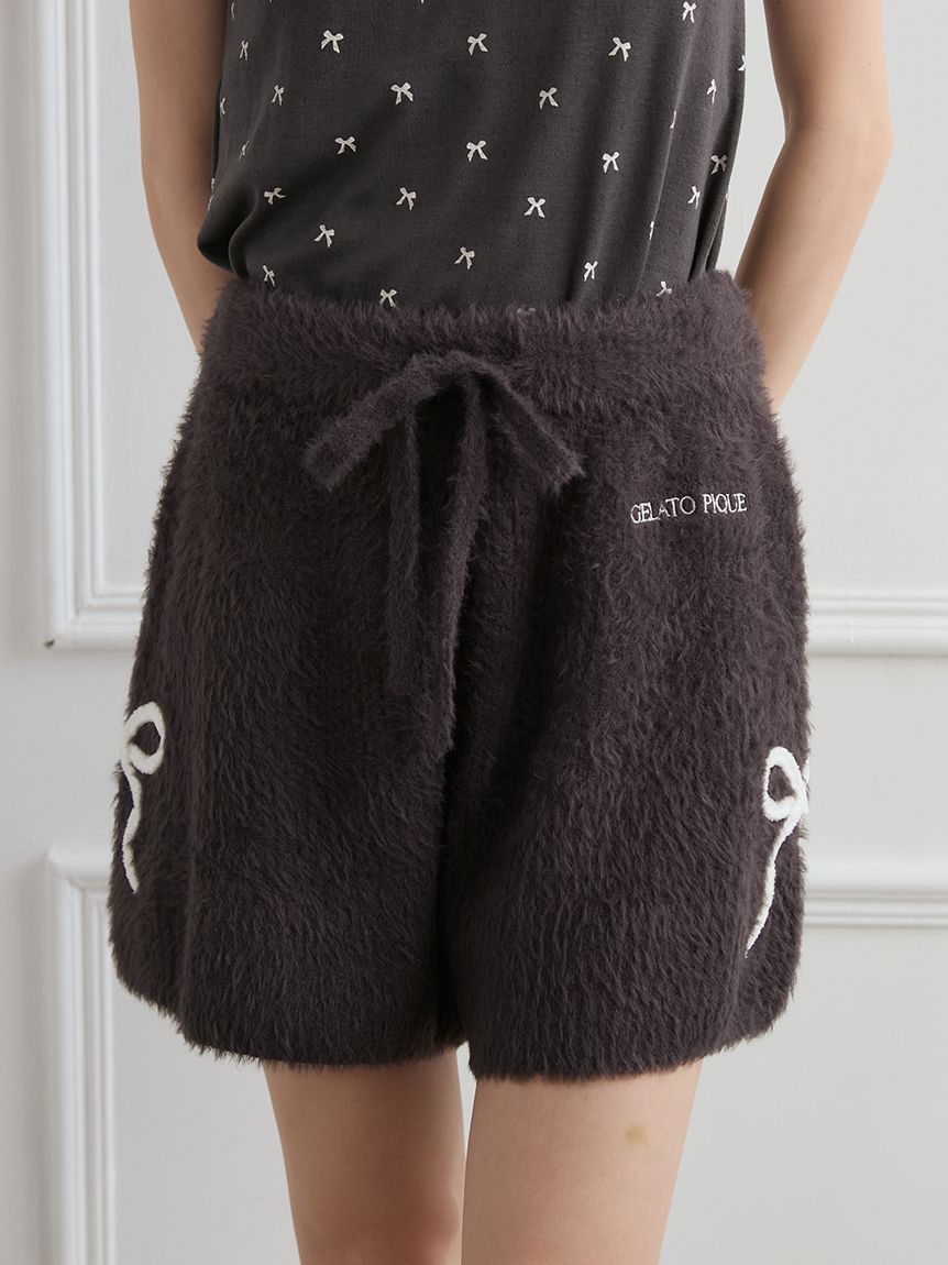 リボンフェザーショートパンツ(ショートパンツ)｜ルームウェア