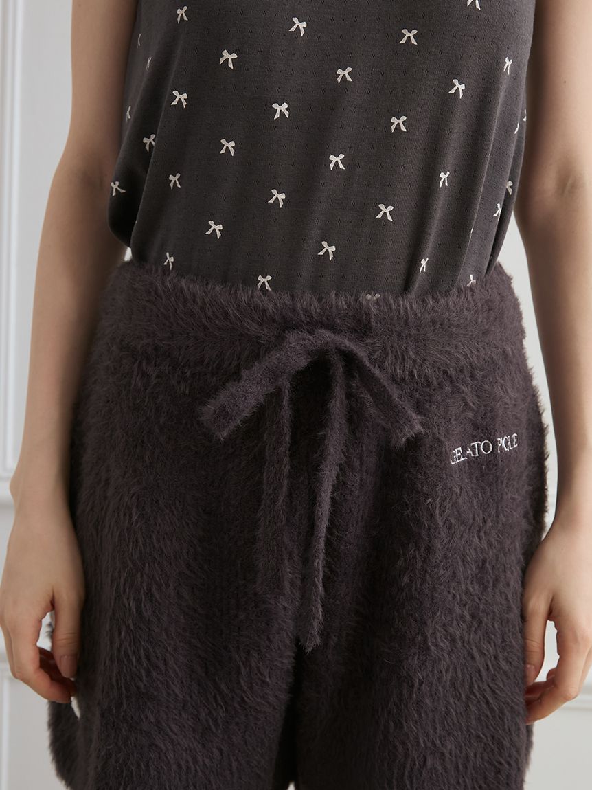 リボンフェザーショートパンツ(ショートパンツ)｜ルームウェア