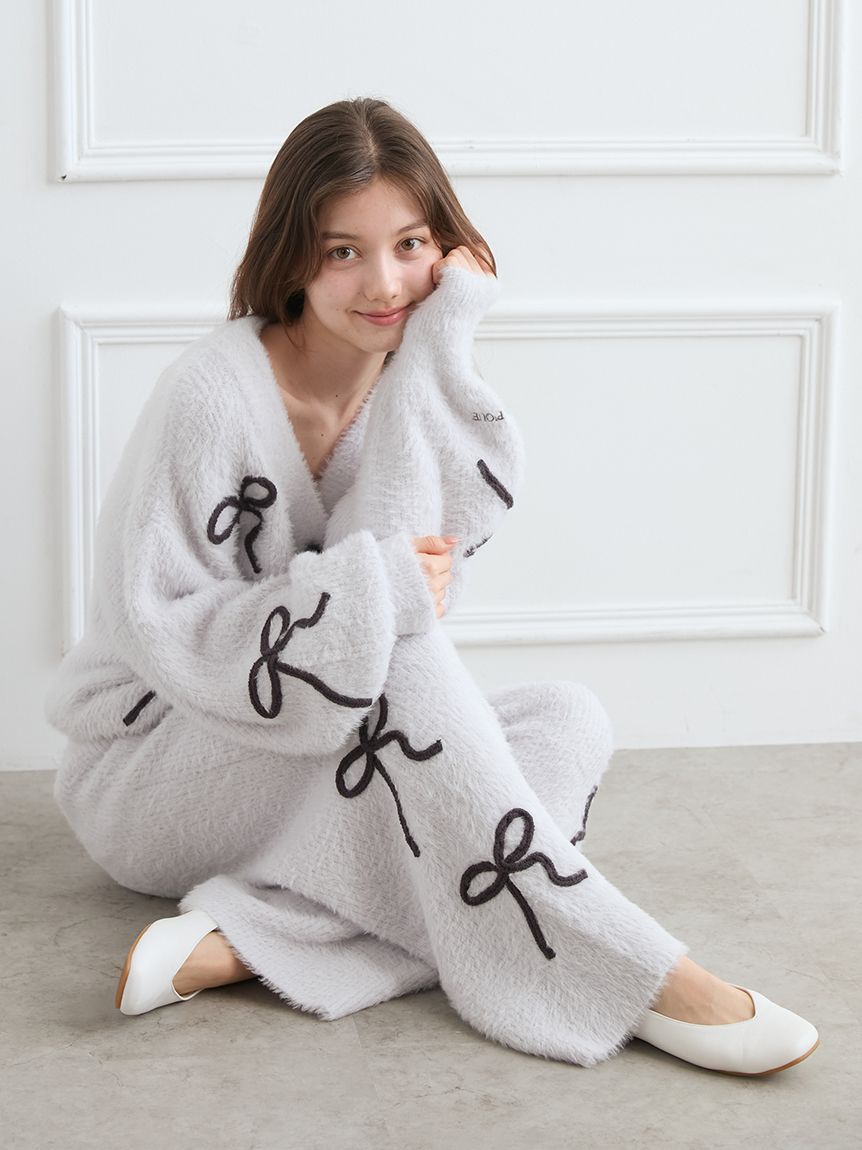 ジェラートピケ 福袋2025 オンライン限定B もこもこカーディガン パンツ F ジェラートピケ 福袋2025 オンライン限定B もこもこカーディガン