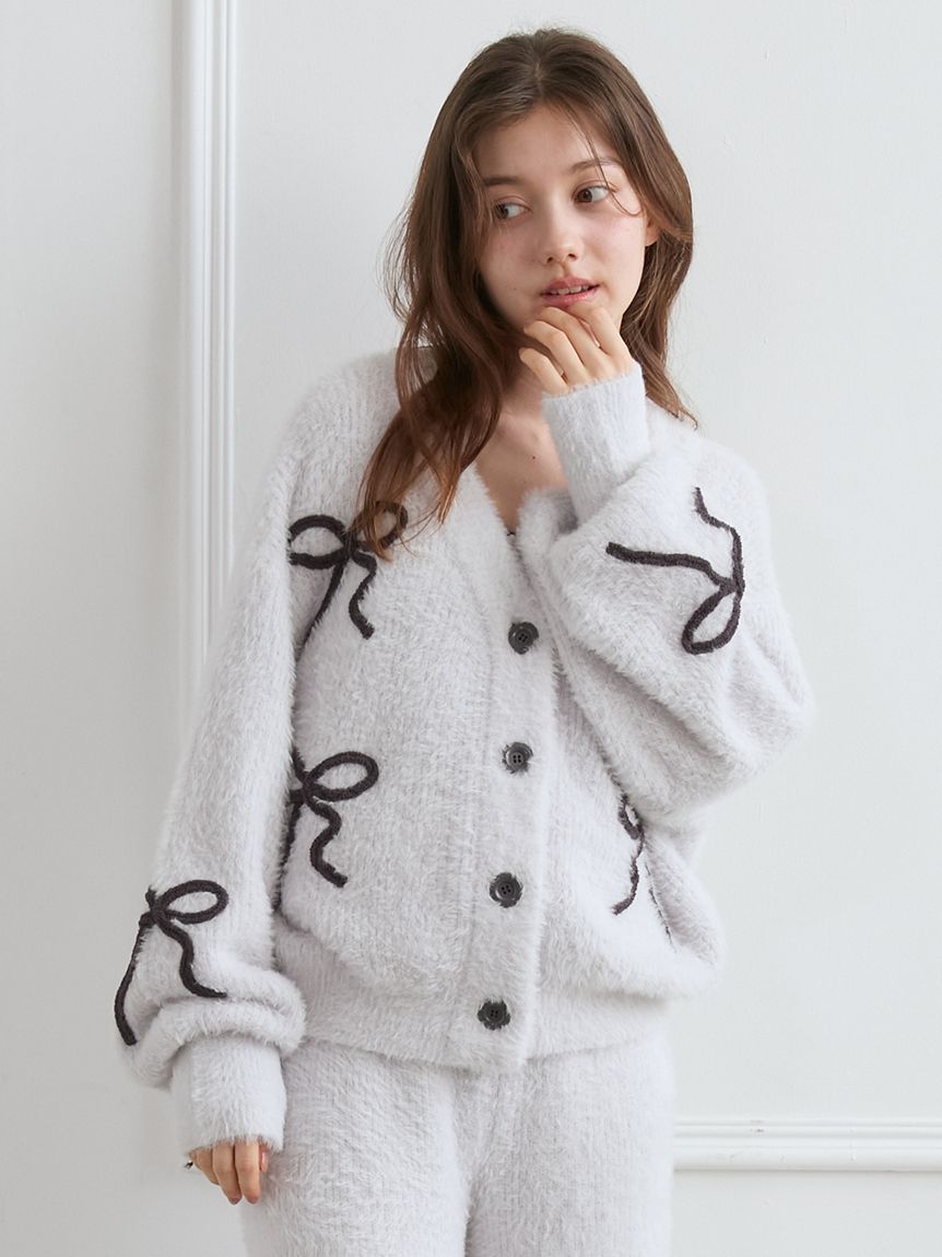 HALLOWEEN】リボンフェザーロングパンツ(ロングパンツ)｜ルーム