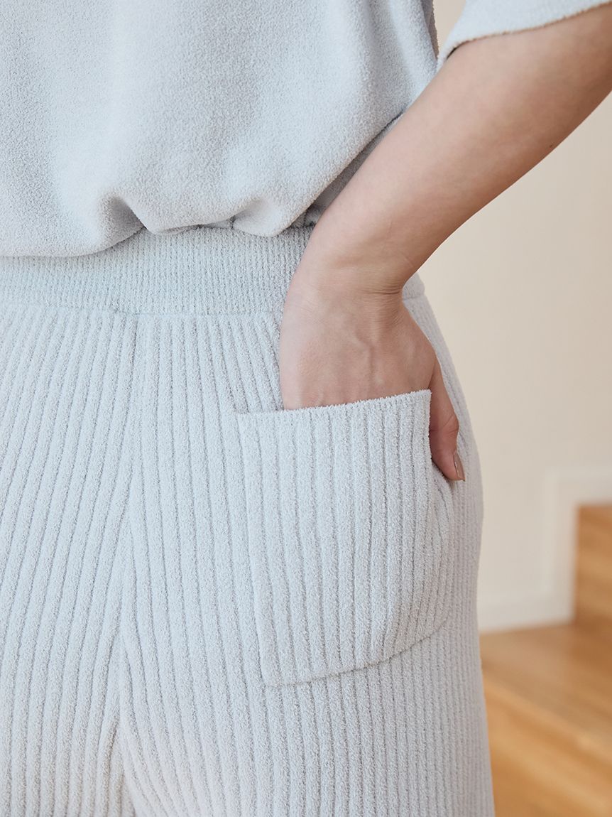 リブショートパンツ(ショートパンツ)｜ルームウェア・パジャマ