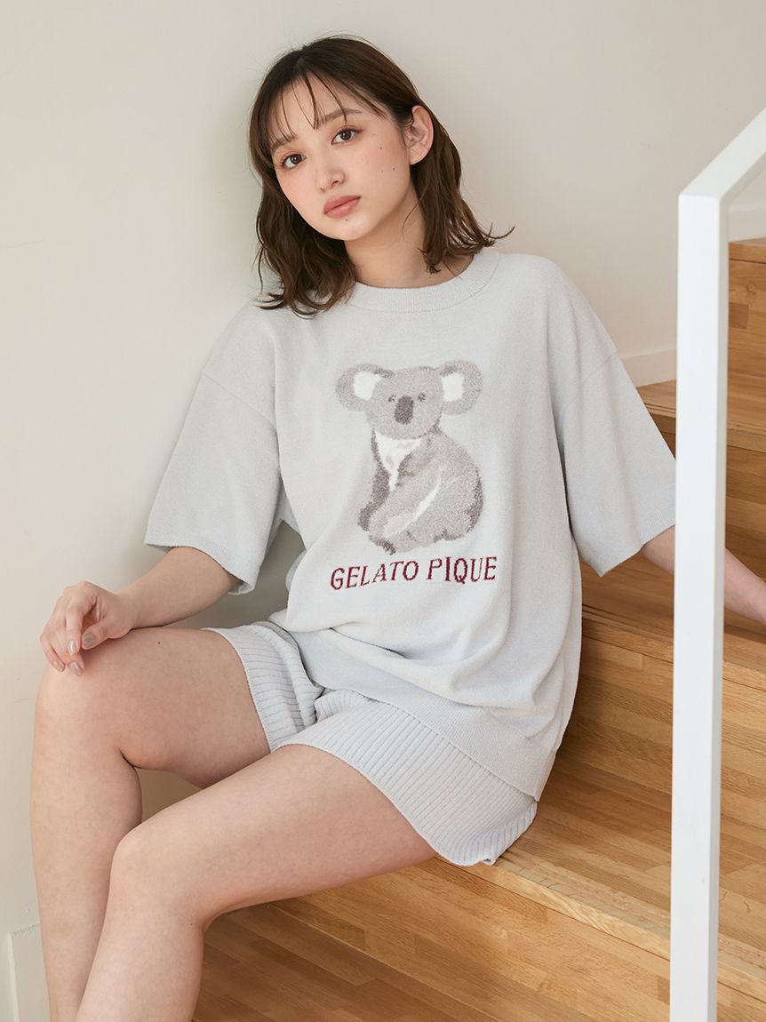 リブショートパンツ(ショートパンツ)｜ルームウェア・パジャマ
