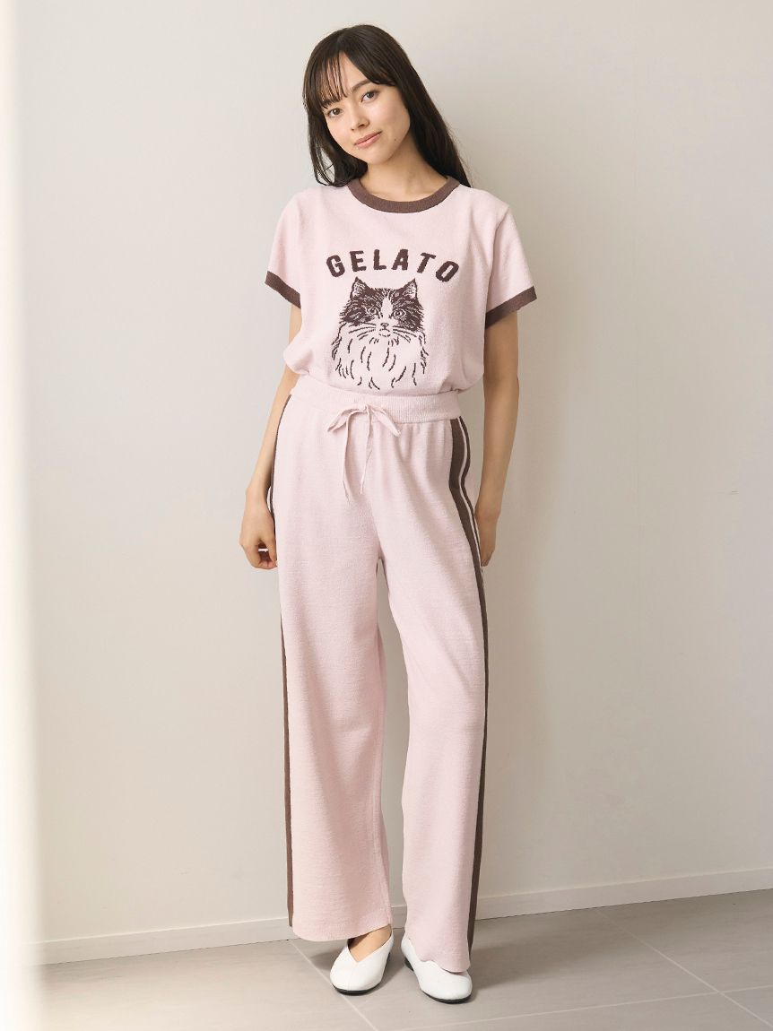 エアリーモコラインロングパンツ(ロングパンツ)｜ルームウェア