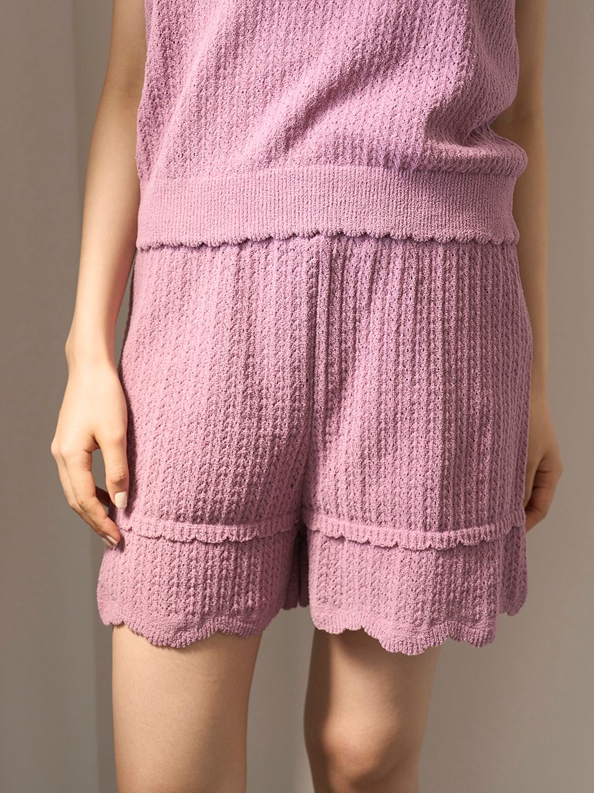 クロシェショートパンツ(ショートパンツ)｜ルームウェア