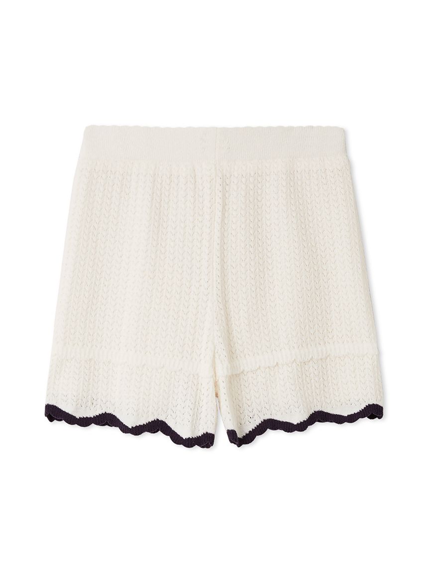 正規品♡新品♡ジェラートピケ リボンショートパンツ オフホワイト 布帛リボンショートパンツ(ショートパンツ)｜ルームウェア