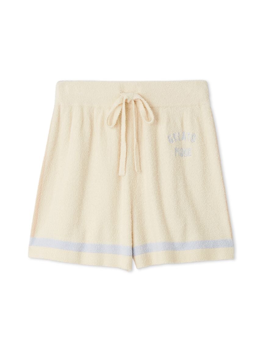 gelato pique スムーズィー'リブプルオーバー＆ショートパンツ gelato pique（ジェラートピケ）の「スムーズィーロゴジャガード