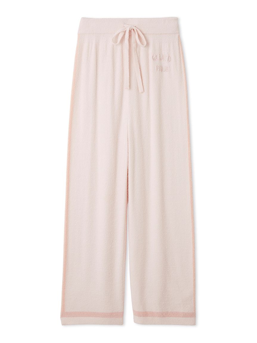 ジェラートピケ スムーズィートリム長袖プルオーバー＆ロングパンツセット スムーズィートリム長袖プルオーバー(ニットプルオーバー)｜ルーム