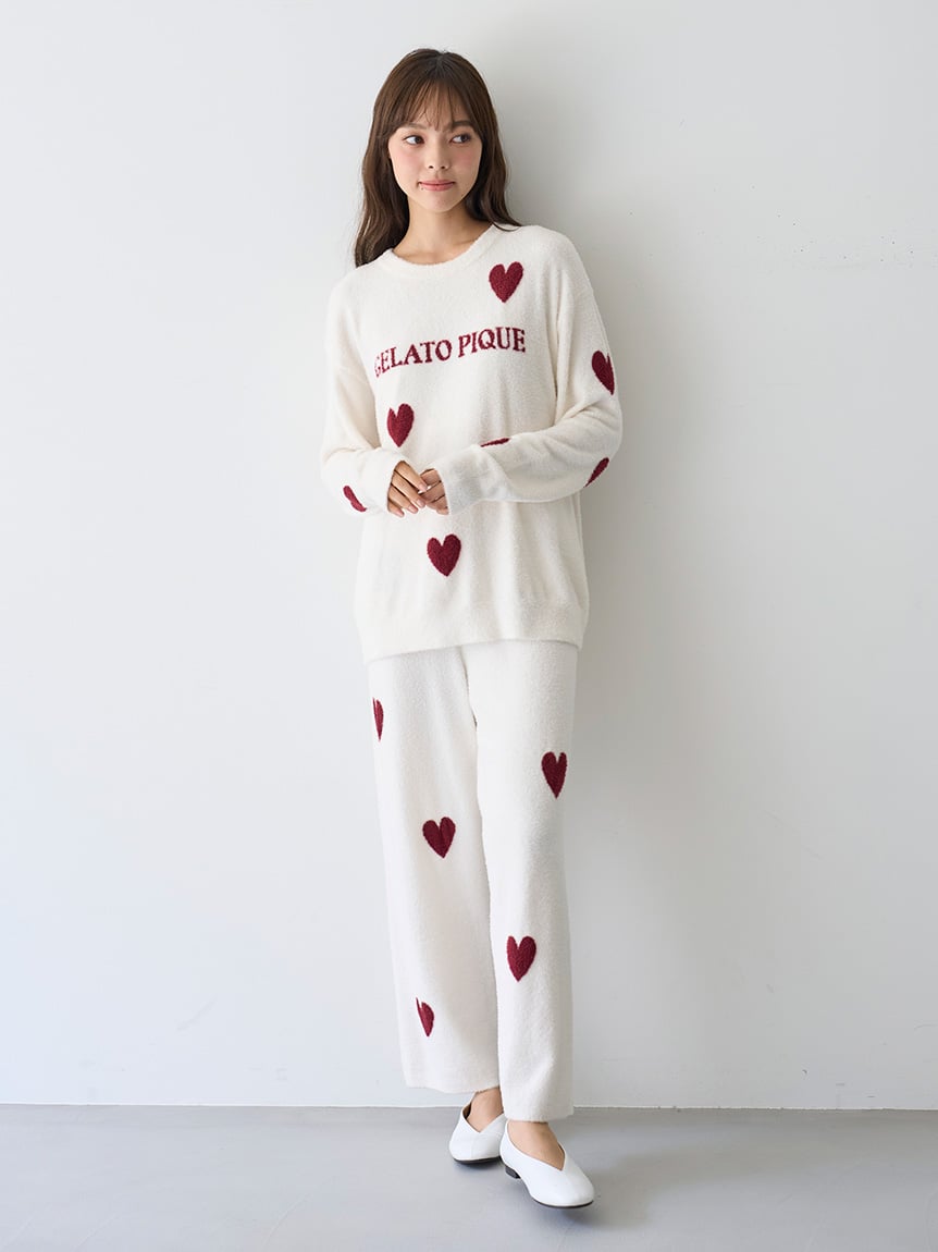 正規品♡カップケーキ♡プルオーバー＆ロングパンツ♡ピンク オフィシャルサイト・MASH STORE限定】ホットスムーズィーハート
