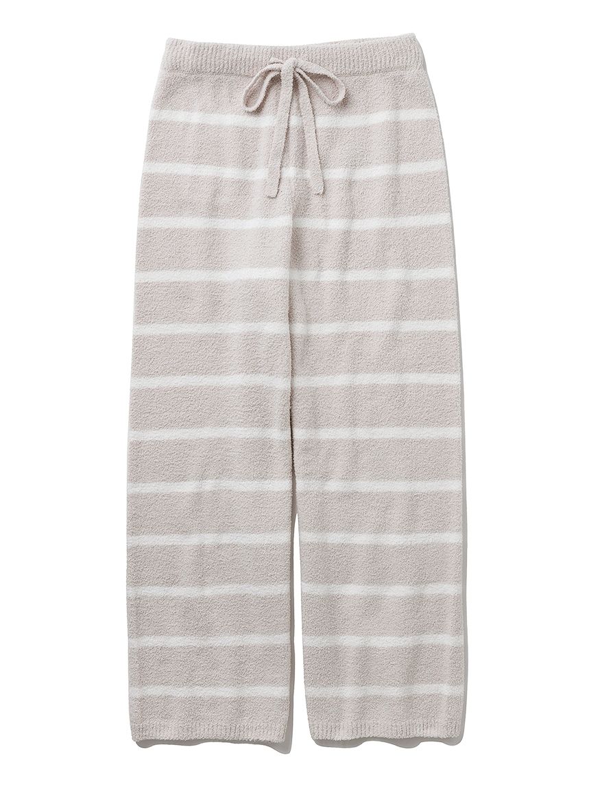 モチーフジャガードボーダーロングパンツ(ロングパンツ)｜ルームウェア