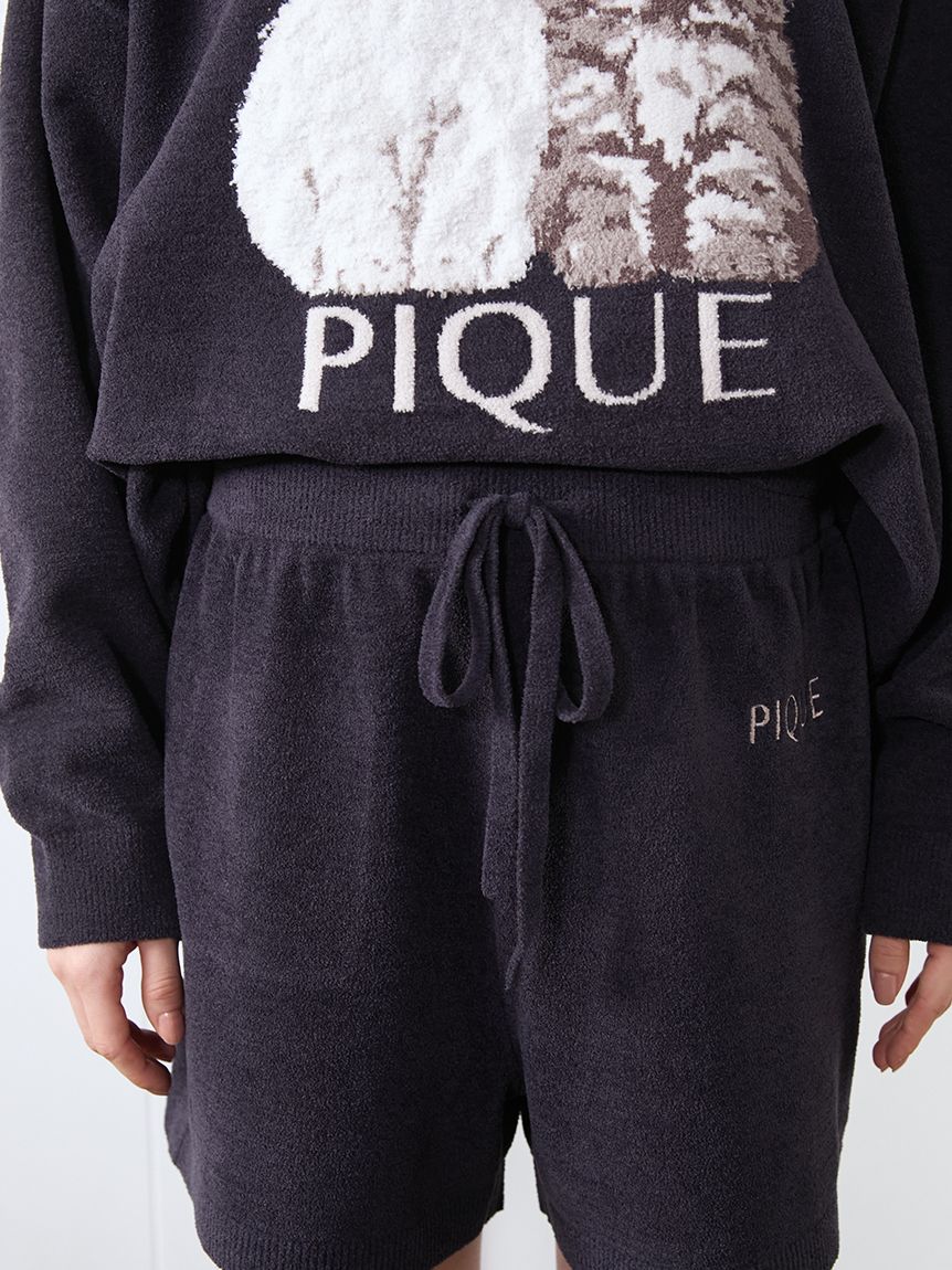 新品 ジェラートピケ ツインキャットプルオーバー&ショートパンツ 上下セット gelato pique ジェラートピケ ツインキャットジャガードプル