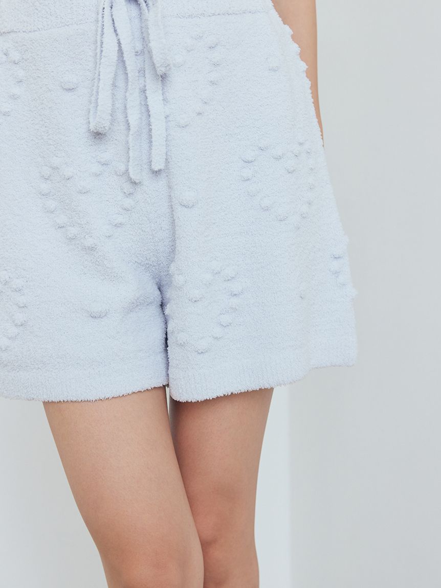 ジェラートピケ　gelatopique ハート　エアモコ　半袖　ショートパンツ ジェラートピケ】エアモコハートジャガードプルオーバー＆ショート