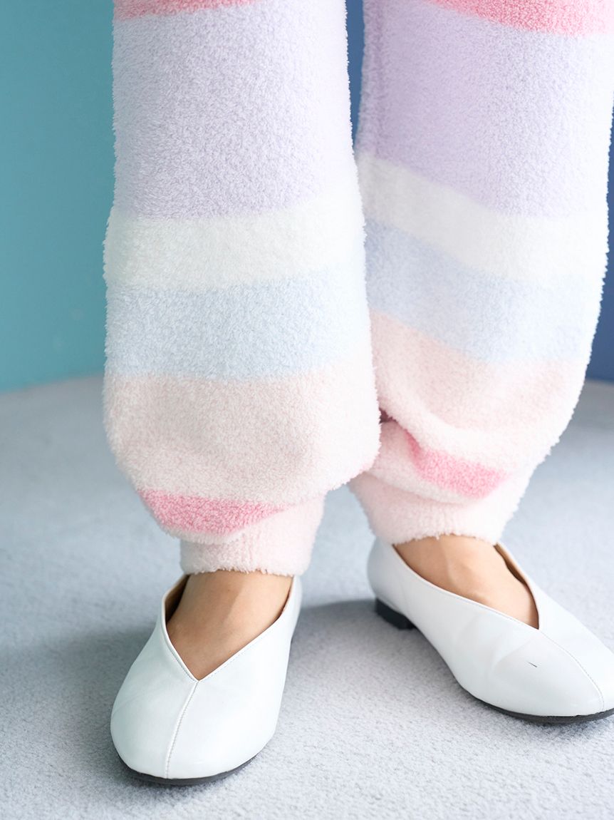 ベビモコカラフルボーダーロングパンツ(ロングパンツ)｜ルームウェア