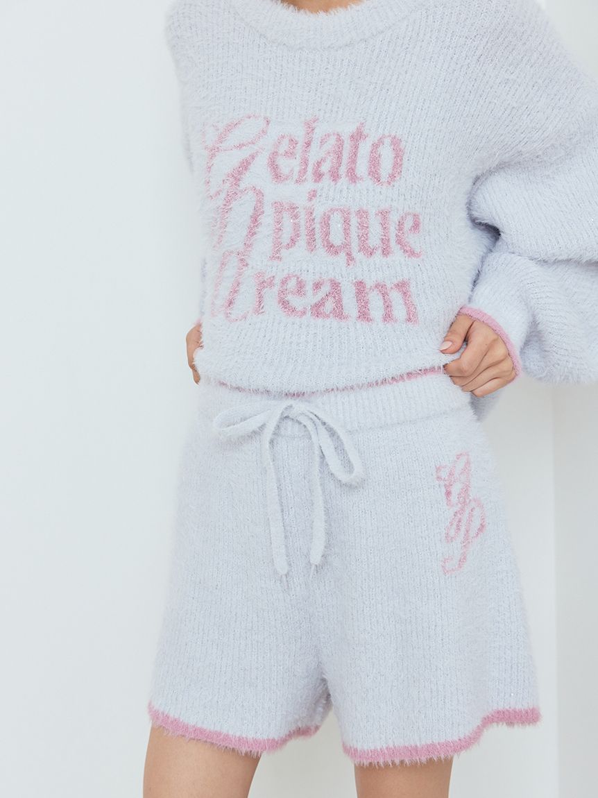 ラメフェザーショートパンツ(ショートパンツ)｜ルームウェア・パジャマ