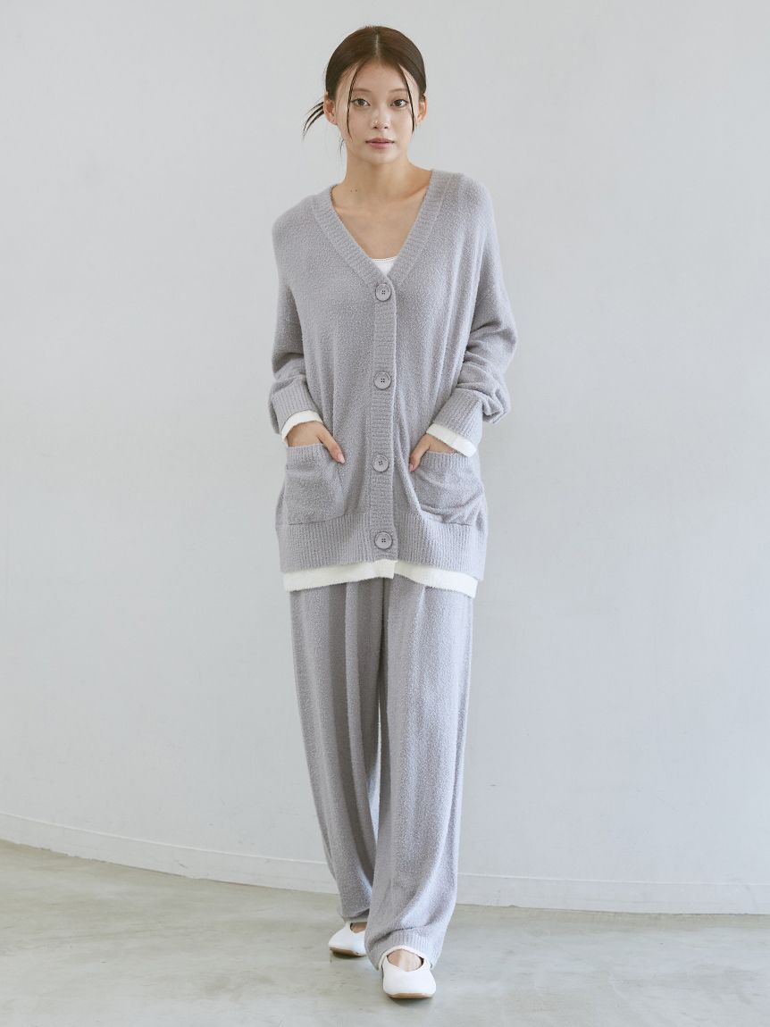 ジェラートピケ ホットスムーズィーボーダープルオーバーロングパンツセット ジェラートピケ gelato pique ホットスムーズィーボーダープルオーバー