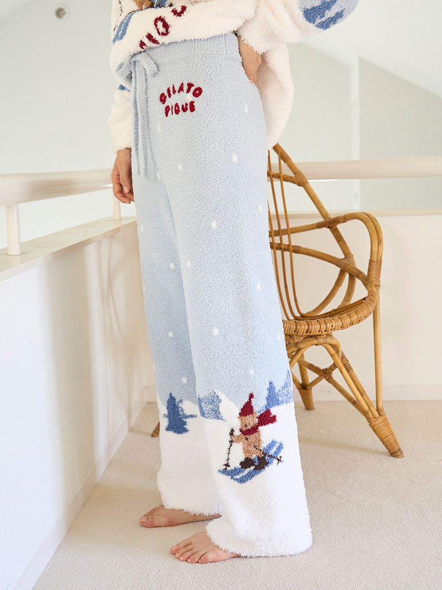 HOLIDAY】スキーベアジャガードロングパンツ(ロングパンツ)｜ルーム