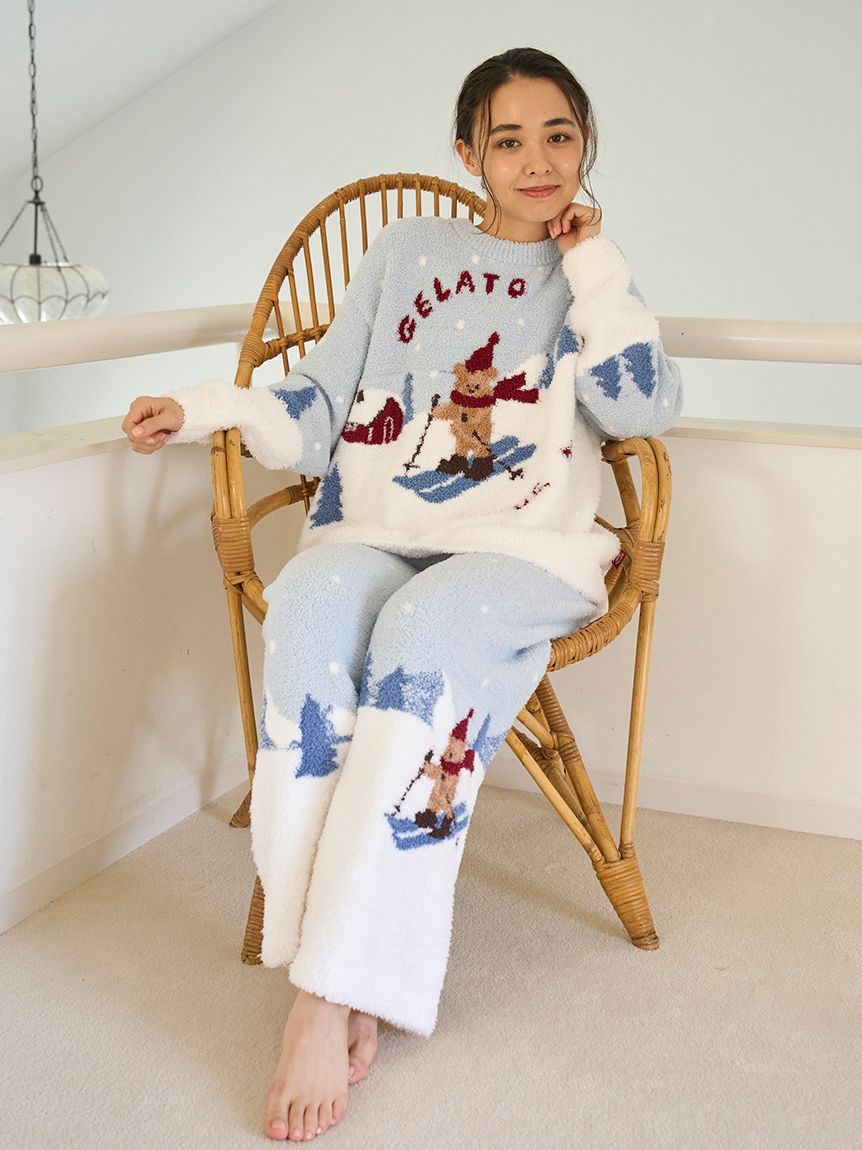 HOLIDAY】スキーベアジャガードロングパンツ(ロングパンツ)｜ルーム