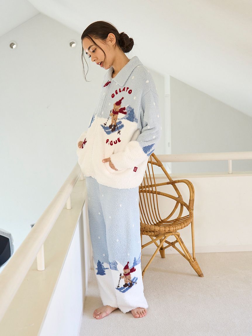 HOLIDAY】スキーベアジャガードロングパンツ(ロングパンツ)｜ルーム