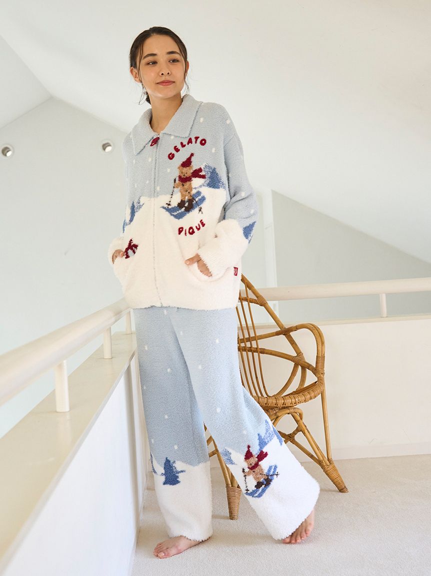 HOLIDAY】スキーベアジャガードロングパンツ(ロングパンツ)｜ルーム