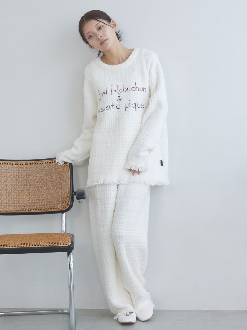 JOEL ROBUCHON】ツイードモコロングパンツ(ロングパンツ)｜ルーム