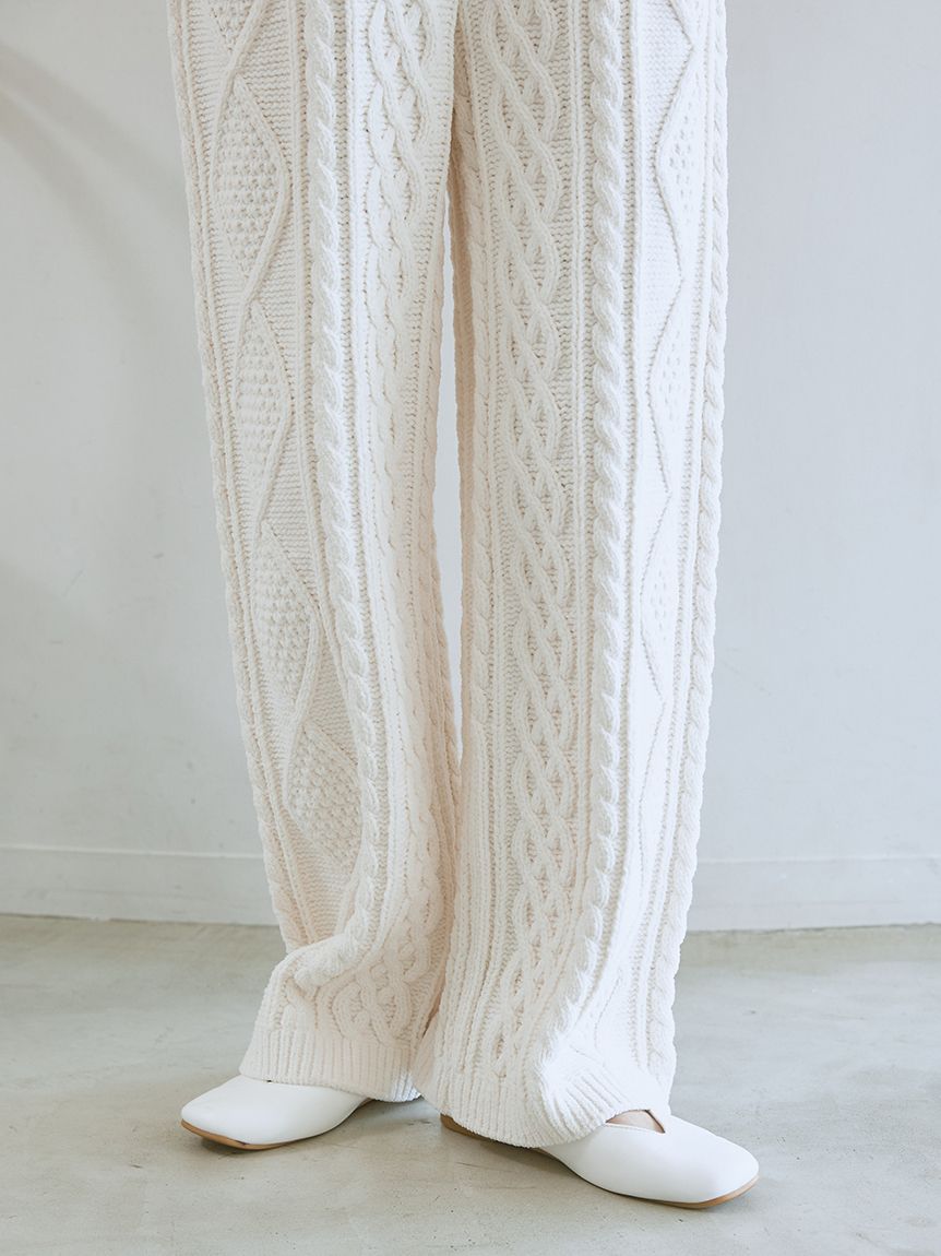 スフレアランロングパンツ(ロングパンツ)｜ルームウェア・パジャマ通販