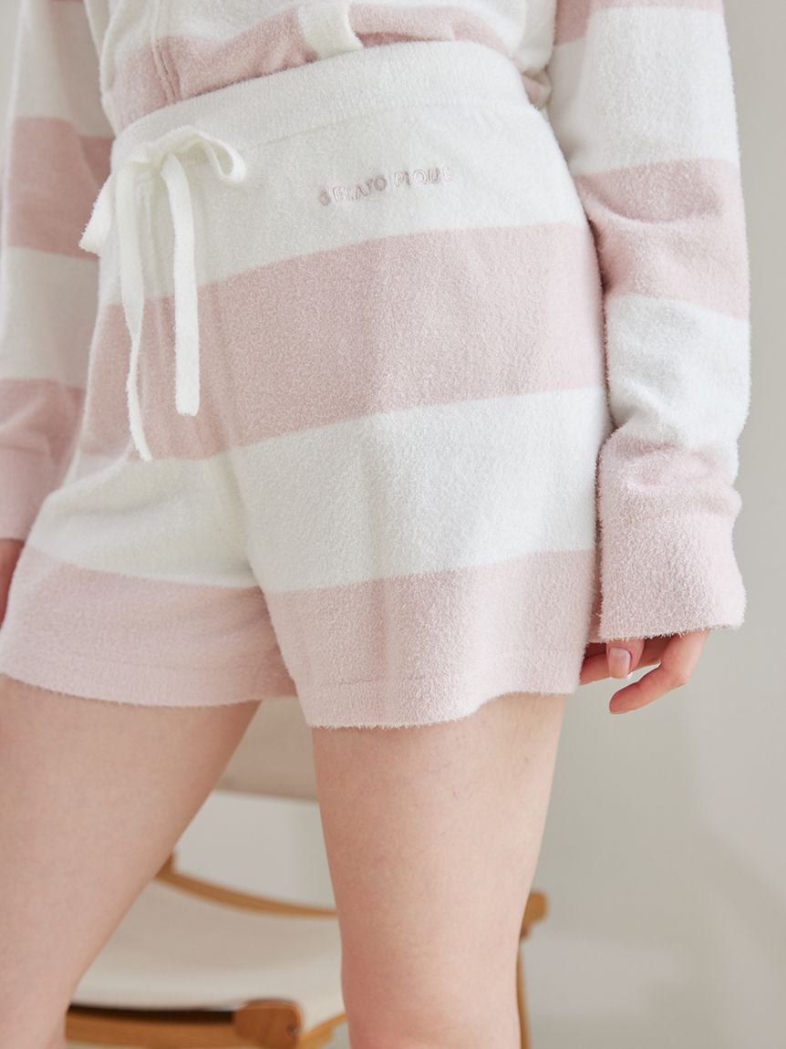 スムーズィー2ボーダーショートパンツ(ショートパンツ)｜ルームウェア