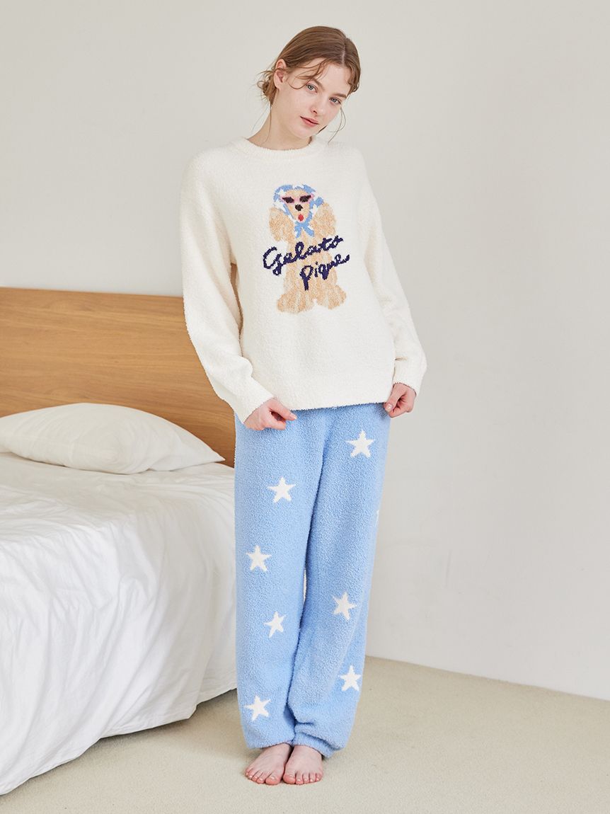 3柄ジャガードロングパンツ(ロングパンツ)｜ルームウェア・パジャマ