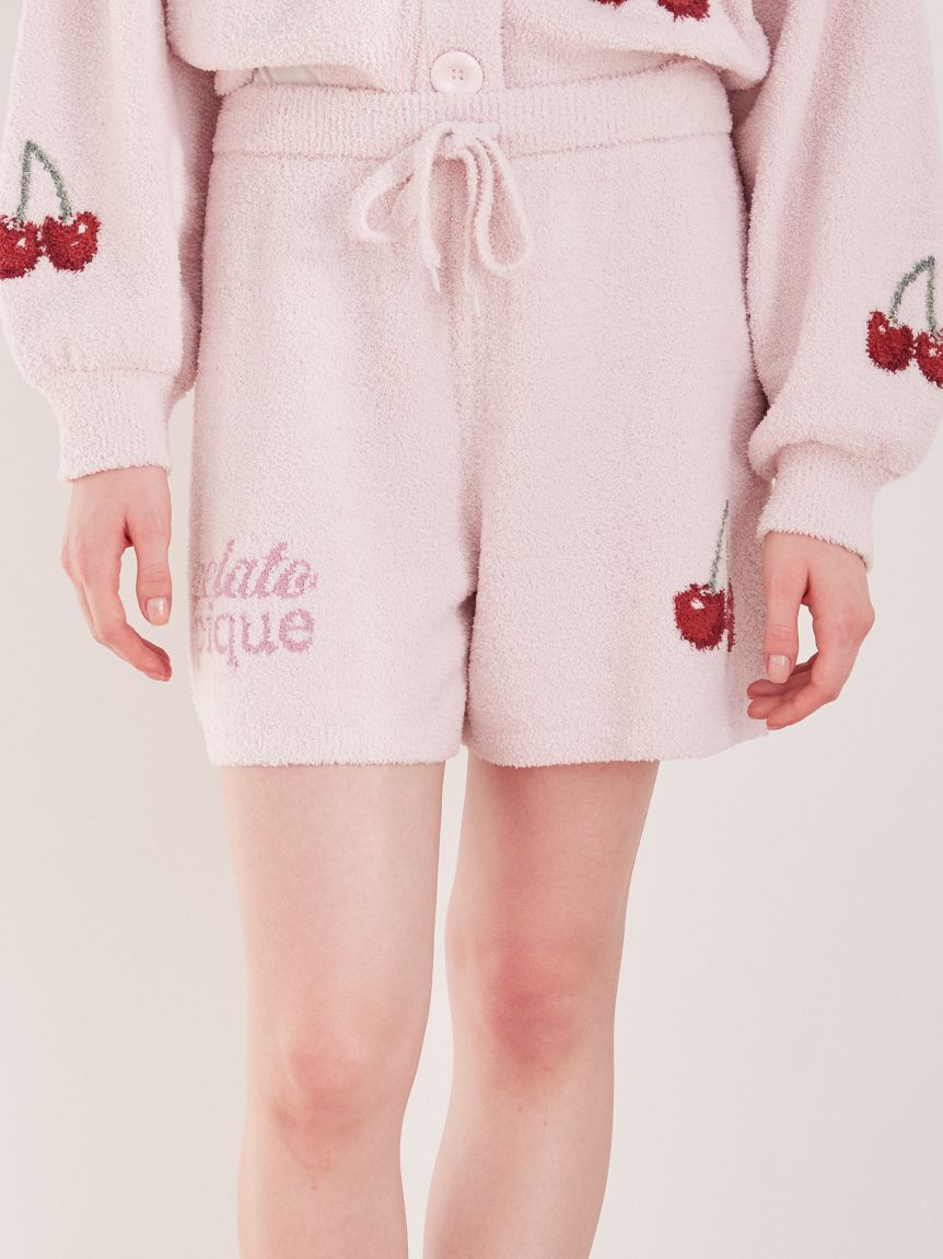 ONLINE限定カラーあり】ベビモコチェリージャガードショートパンツ