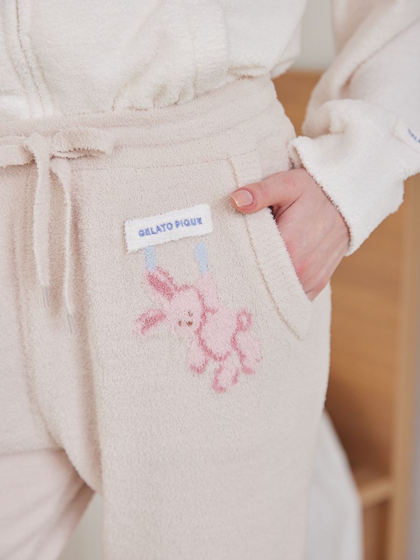 エアリーモコウォッシングアニマルジャガードロングパンツ(ロング