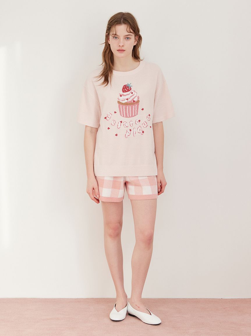 エアリーモコギンガムチェック柄ショートパンツ(ショートパンツ
