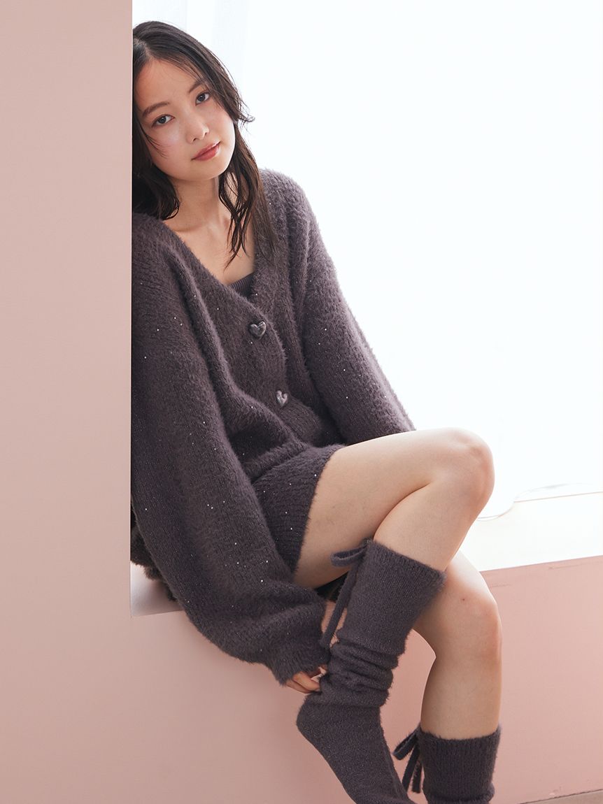 ラメフェザーショートパンツ(ショートパンツ)｜ルームウェア・パジャマ