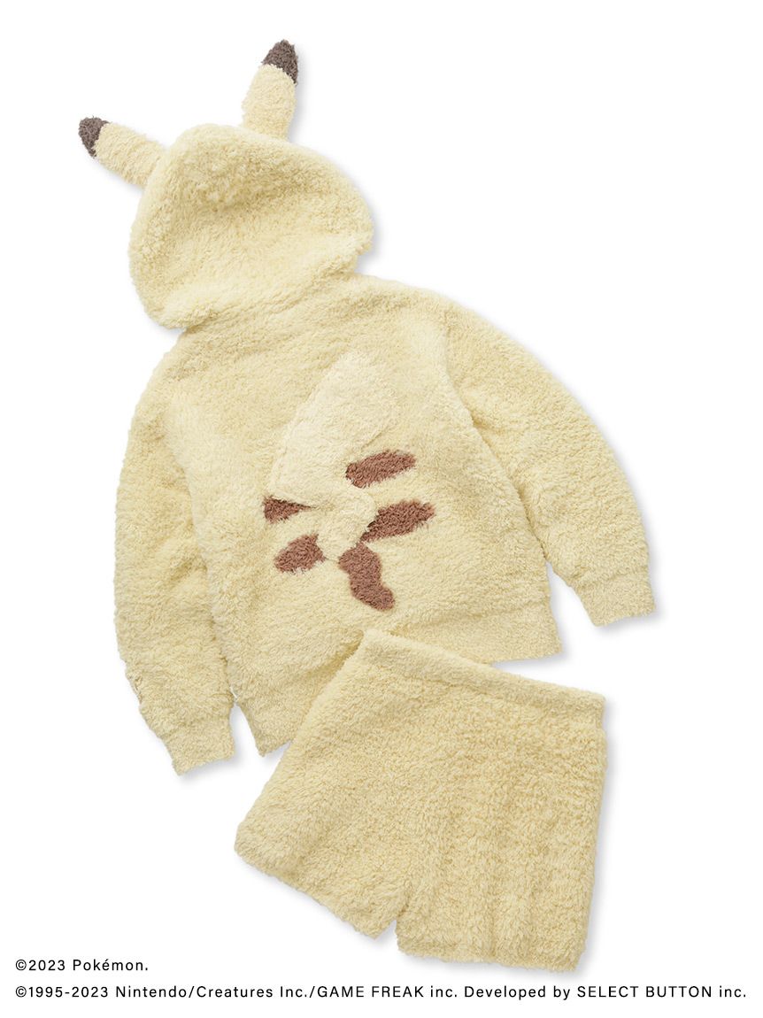 【ポケモンスリープ】ジェラート ピカチュウパーカ&ショートパンツセット ポケモンスリープ】ジェラート ピカチュウパーカ&ショートパンツセット