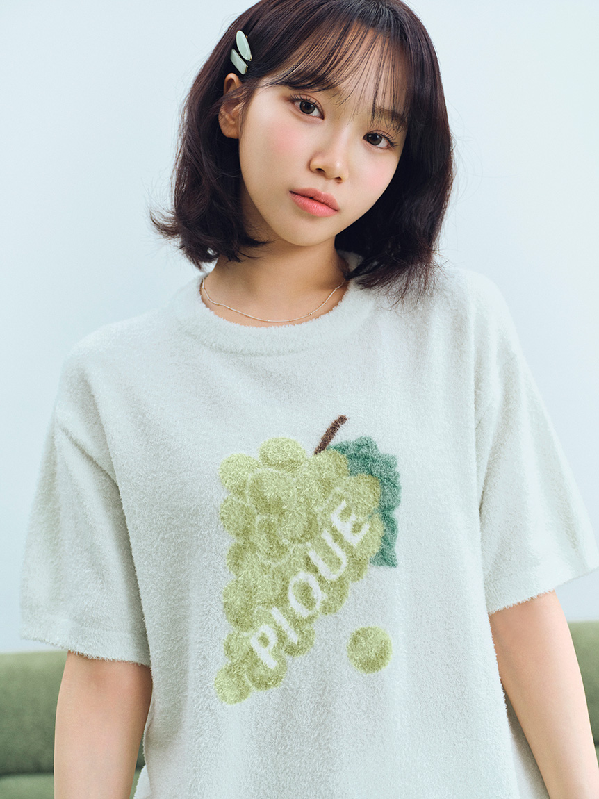 gelato pique ジェラートピケ フルーツジャガードプルオーバー