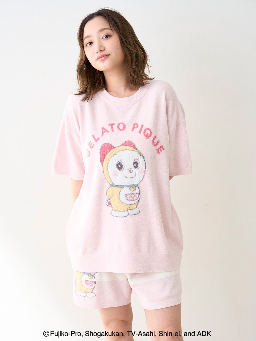 ジェラートピケ♡プルオーバー&ショートパンツ ドラえもん】【レディース】ジャガードプルオーバー&ショート