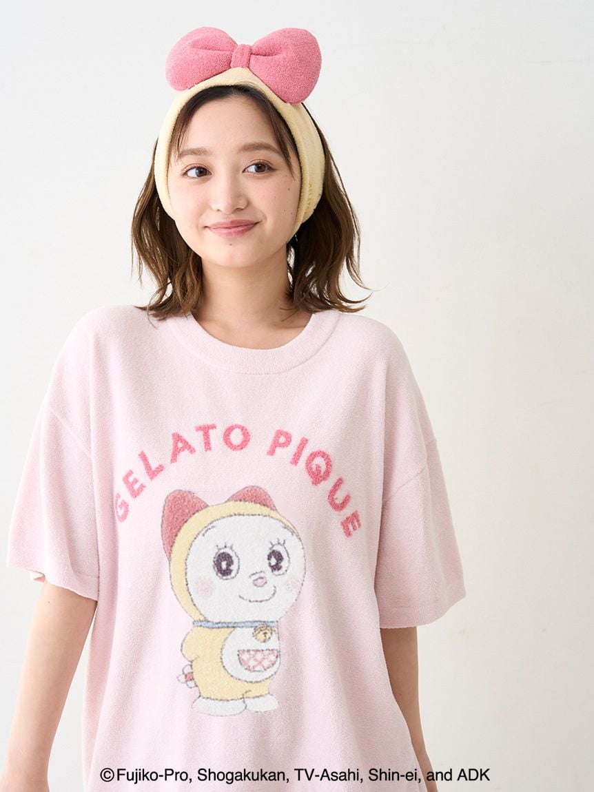ジェラピケ♡セット♡深キョン風♡ふあふあ♡もこもこ♡パーカー♡ショーパン♡秋♡冬 ドラえもん】【レディース】ジャガードプルオーバー&ショート