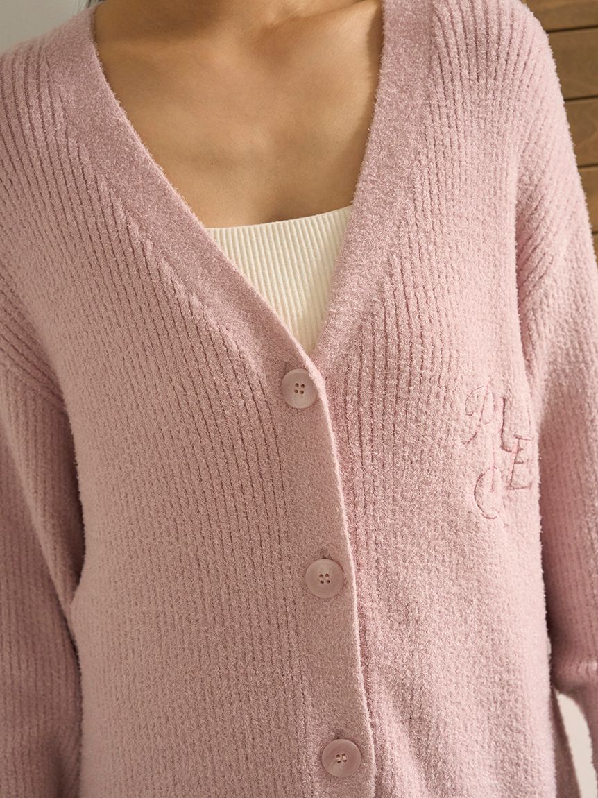 ジェラートピケ 調温スムーズィー カーディガン パンツ セット ネイビー ジェラートピケ gelato pique 調温スムーズィーリブロング