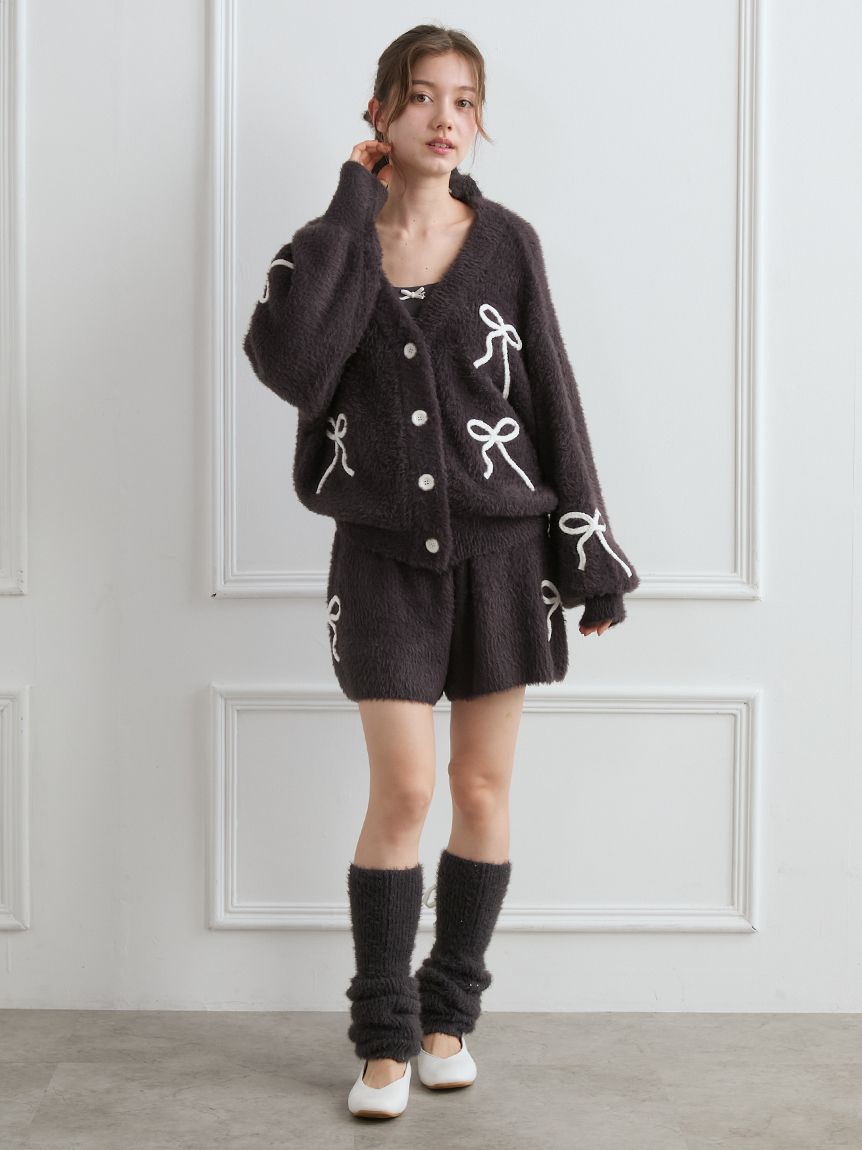 HALLOWEEN】リボンフェザーカーディガン(カーディガン・ガウン