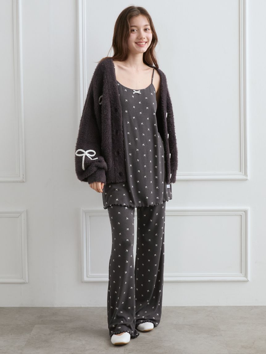 新品 ジェラートピケHALLOWEENリボンフェザーカーディガン・ショートパンツ gelato pique ジェラートピケ HALLOWEEN リボンフェザー