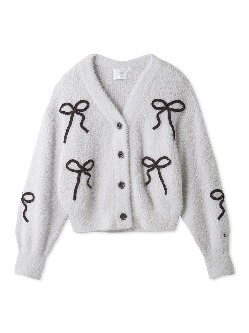 【新品】ジェラピケ　【HALLOWEEN】リボンフェザーカーディガン HALLOWEEN】リボンフェザーカーディガン(カーディガン・ガウン