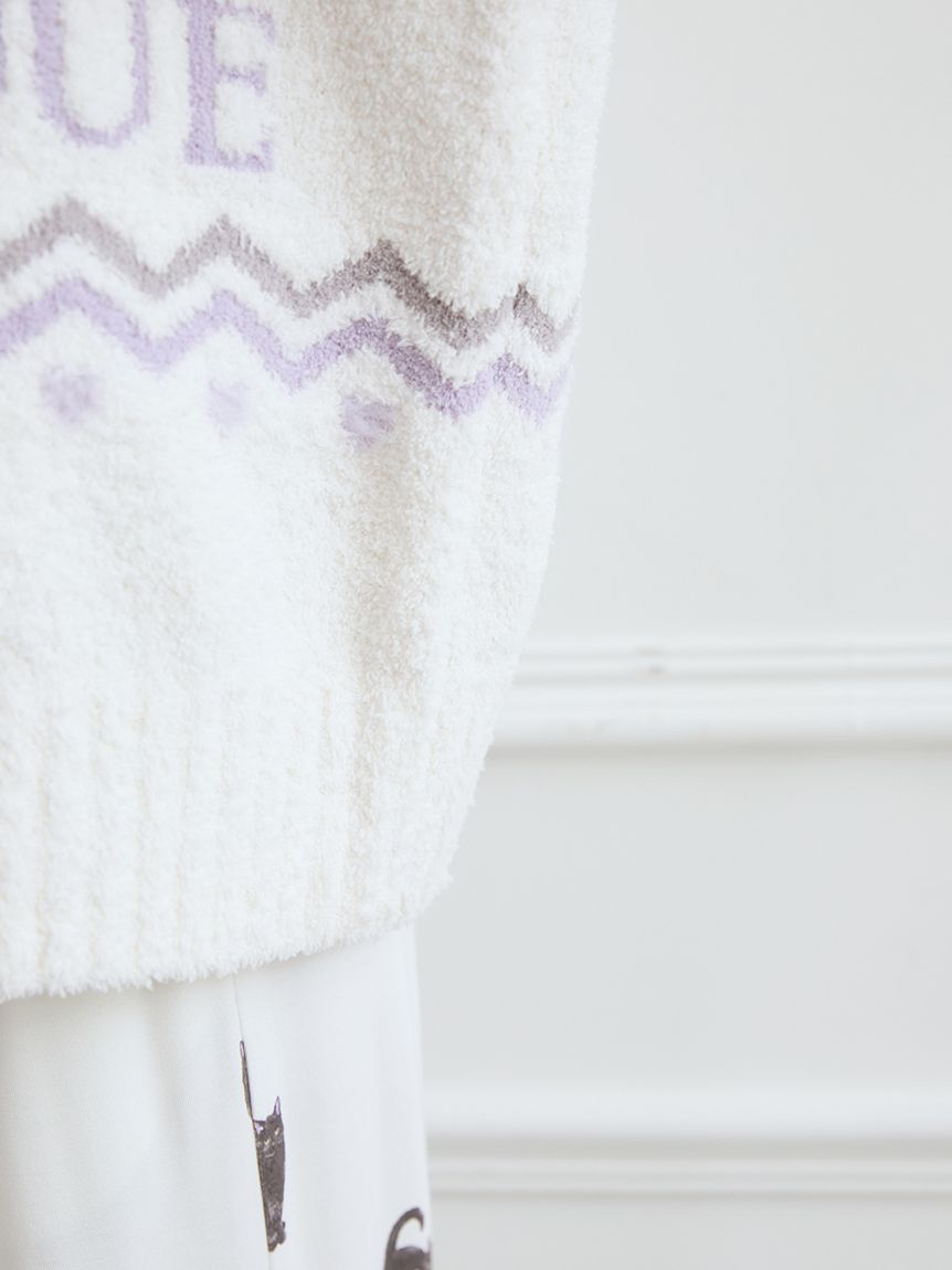 【HALLOWEEN・黒猫ジャガードの襟付きカーディガン】 HALLOWEEN・黒猫ジャガードの襟付きカーディガン】 - メルカリ