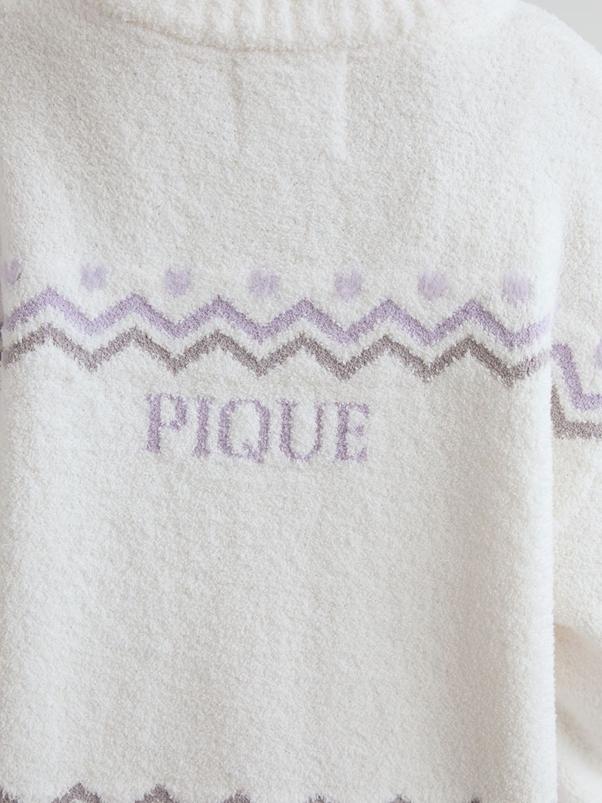 CATジャガードプルオーバー(ニットプルオーバー)｜ルームウェア