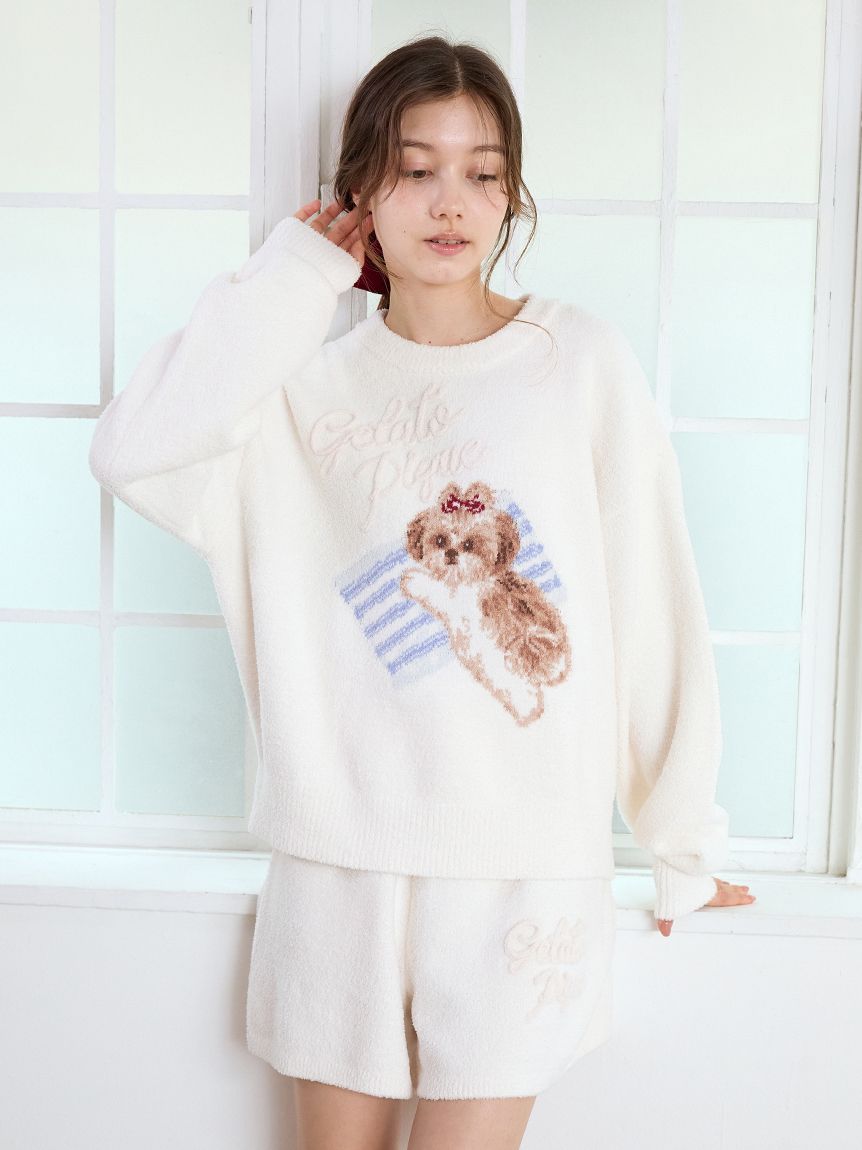 シーズージャガードプルオーバー(ニットプルオーバー)｜ルームウェア