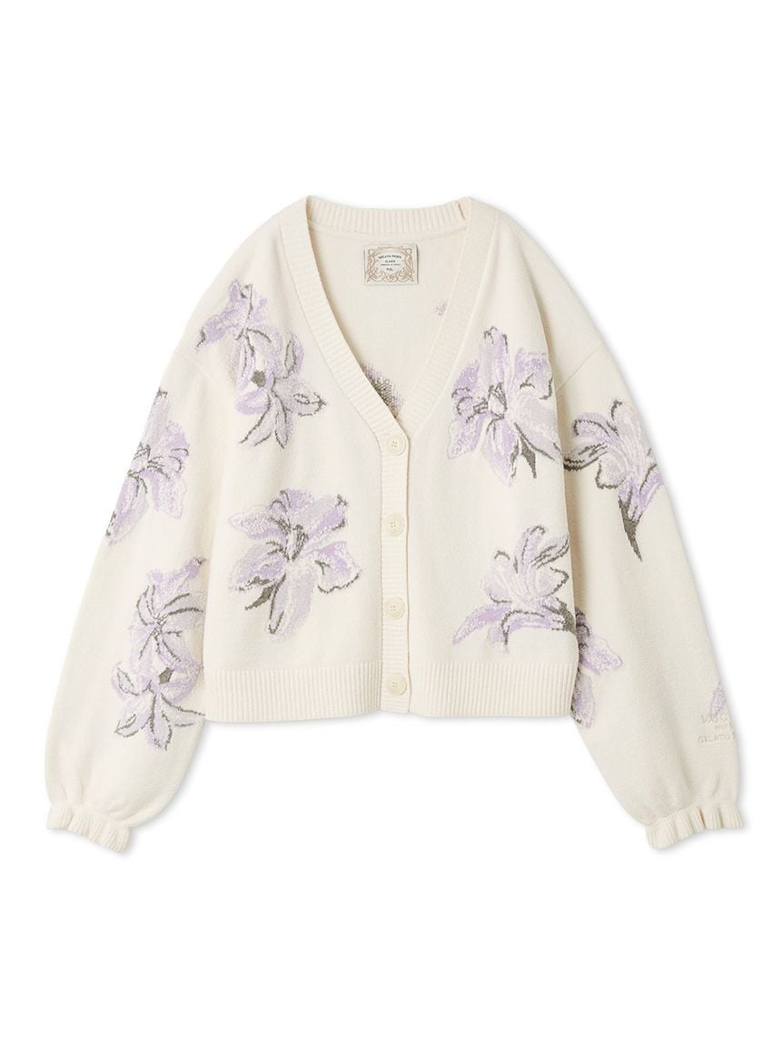 【新品】ジェラートピケMUCHAリリージャガードカーディガン&ショートパンツ MUCHA】リリージャガードカーディガン(カーディガン・ガウン)｜ルーム