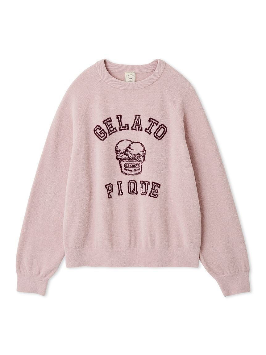 トラッドアイスクリームジャガードプルオーバー(ニットプル